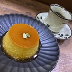 きりん珈琲 - かぼちゃプリンとゴールデンマンデリン