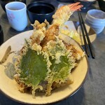 天ぷら家 てんてん - 大海老穴子天丼