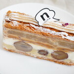 nino - 【2023.11】和栗と洋梨のミルフィーユ(税込702円)