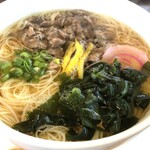 三輪そうめん やまなか - 料理写真:にゅうめん肉入り