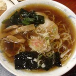 Kiyoshiya Shiyokudou - ラーメン定食　カツ丼　2013年11月