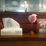 キッチン ブルー グローブ - テーブル置物が変わってる