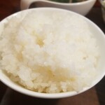 キッチン ブルー グローブ - ご飯大盛りのアップ