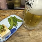ラーメンショップ - ビール＆お通し