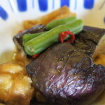 神戸長田食堂 - 鶏と茄子の旨煮