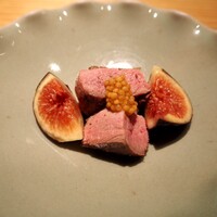 とり茶太郎 - 鴨 ロース + 新潟 黒いちじく