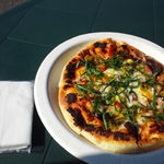 華野果市場 - あぶらみそピザ　700円