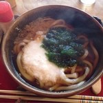 ならまち文庫 古書喫茶 ちちろ - アーサーうどん（７００円）