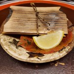 赤坂 菊乃井 - 鰆杉板焼き