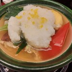 赤坂 菊乃井 - 鯛頭と京野菜のみぞれ煮　