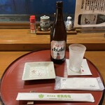 普賢寿司 - 中瓶 アサヒ瓶ビール/600円♪