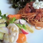 Restaurant adagio - 前菜とパスタ