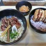 風遊斎 - がちまやー定食（１２００円）です。２０１３年１０月