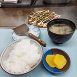 お好み焼 まさみ - 豚玉定食 650円
