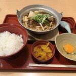 ジョイフル - すき焼き鍋定食