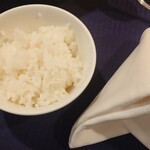 赤坂 四川飯店 - 2022年頃の白いご飯です。