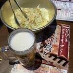 永山肉流通センター - お通しキャベツ330円　おかわり無料