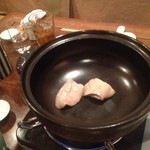 神田新八 - 【追加】まずは鮟肝を炒めます！