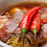 上海 小南国 - 牛肉のスパイシー煮込み（薄焼きパン付き）