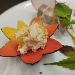 日本料理 村上 - ◆先付け 彩りよく美味しそうな料理が並びます✨ ◇柿の白和え