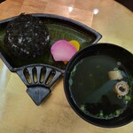 日本料理 村上 - ◆食事 ◇岩海苔おにぎり◇お吸い物◇香の物