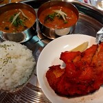 ROYAL CURRY RESTAURANT - 料理写真:スペシャルセット(1290円税込)   サラダ、スープ、ナン、ドリンクも付きます。