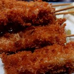 あららぎ - 串かつのアップ