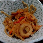 あららぎ - ランチの小鉢(切り干し大根の煮物)