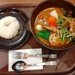 タイガーカレー - 挽き肉と納豆の野菜カレー