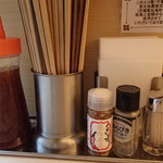 つけそば 周 - 卓上