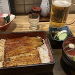 うな鐡 - うざくとうな重(竹)(1月5日撮影)