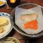 江戸三 - お魚があまりに美味しいから、普通の白米も食べてしまいました(^^;;