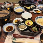 江戸三 - 茶粥の朝食