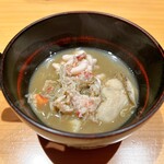華丸吉日 - 8. 蟹、牡蠣、白子のお椀