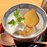 華丸吉日 - 15. スイートポテトの天ぷらとバニラアイス