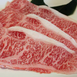 焼肉名菜 晋州 - 焼きすき特選ロース