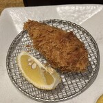 Tonkatsu Kushiage Yuuzen - 単品　大粒カキフライ1ケ 420円