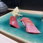 Sushi Yuuki - 赤身、中トロ