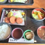 とんかつトミタ - ヒレカツ定食(税込1,500円)