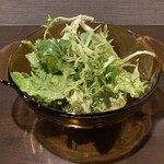 BARU 竹末 - 朝食セットのサラダ。