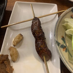 Yakitori Ebisu - チレ串と揚げニンニク