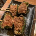 Yakitori Ebisu - 肉詰めピーマン