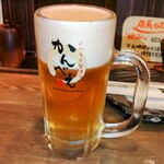 kutsurogiizakayakambee - とりあえず、生ビール（649円）