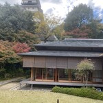 二の丸茶室 - 外観と掛川城
