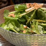 静音 - ベビーリーフと水菜のサラダ