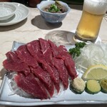 馬肉料理専門店さくら - 赤身刺し