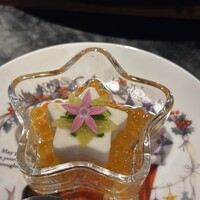 割烹 三長 渋谷 - タラの白子どうふ