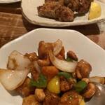 Chuuka Taiwan Ryourihana Tora - 鶏肉とカシューナッツの炒め