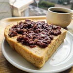 スイドウミチ コーヒー - ディカフェ(カフェインレス)メキシコタパチュラ500円 小倉トースト400円