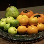 Yama - 本日使用するフルーツ